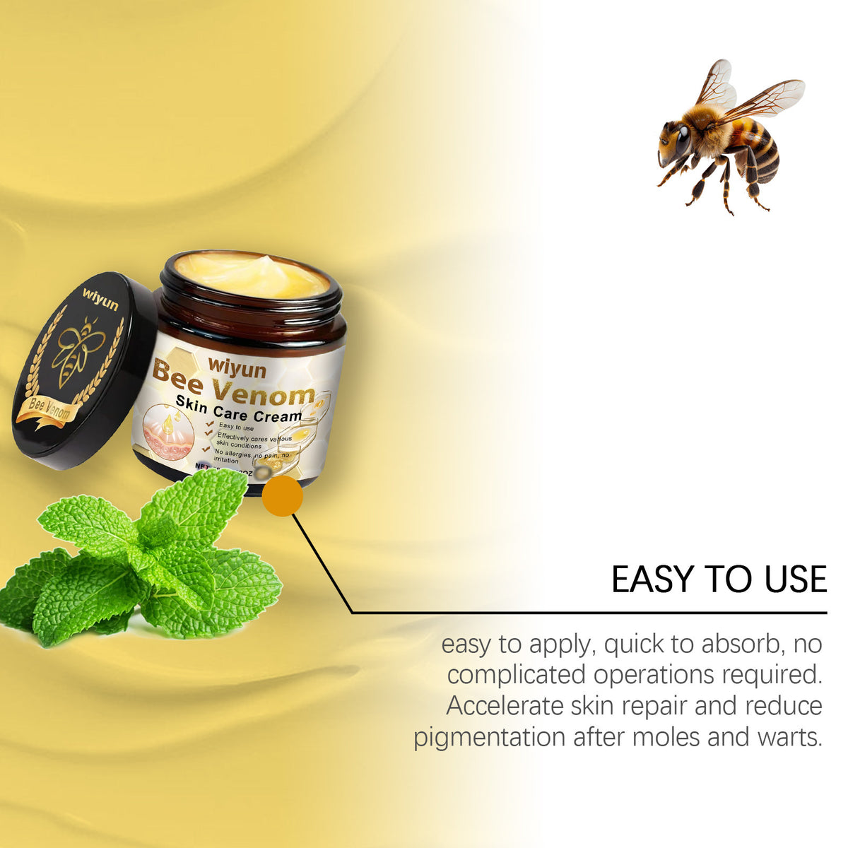 Bee Venom Mole Removal Skin Care Cream