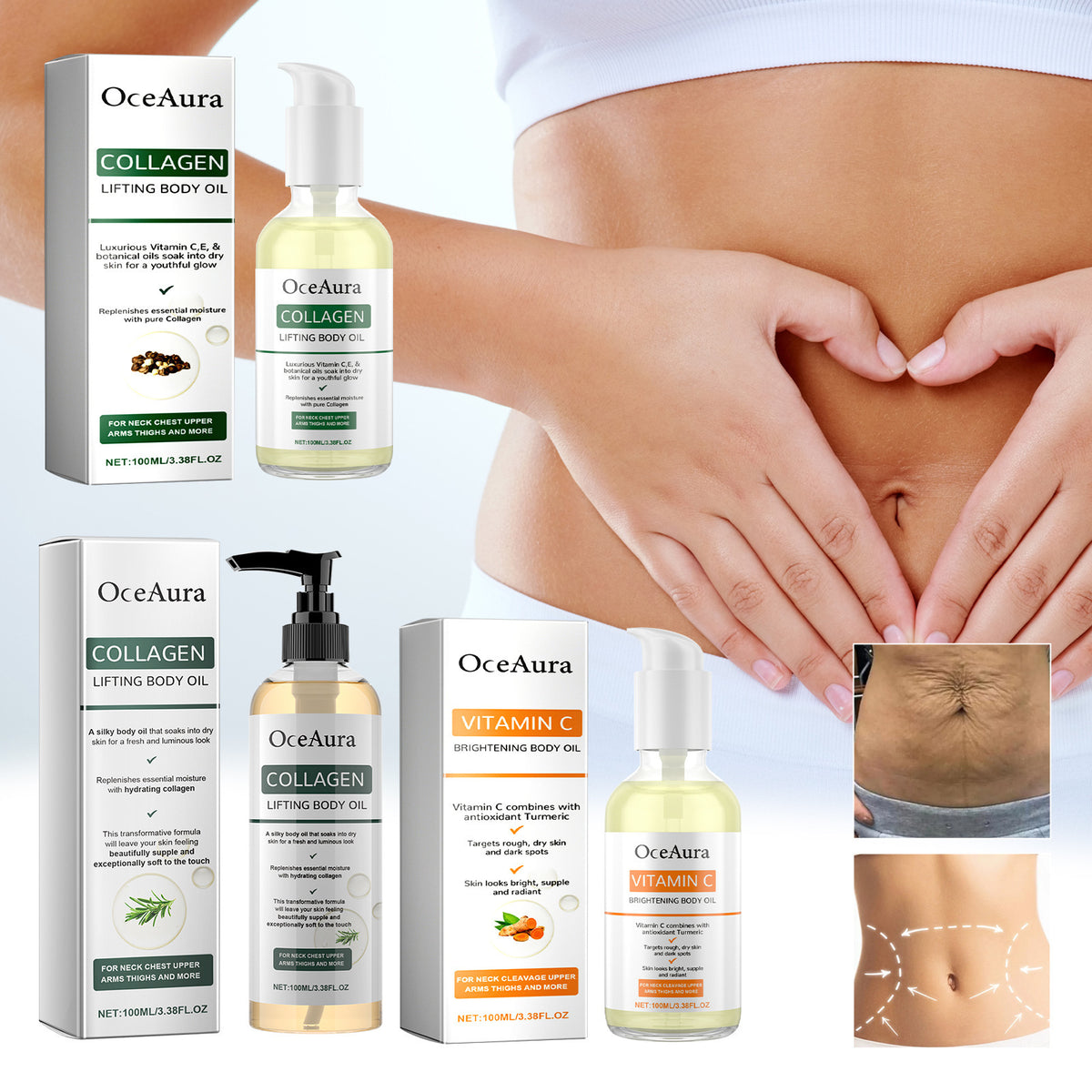 Oceaura Vitamin C Body Care Oil