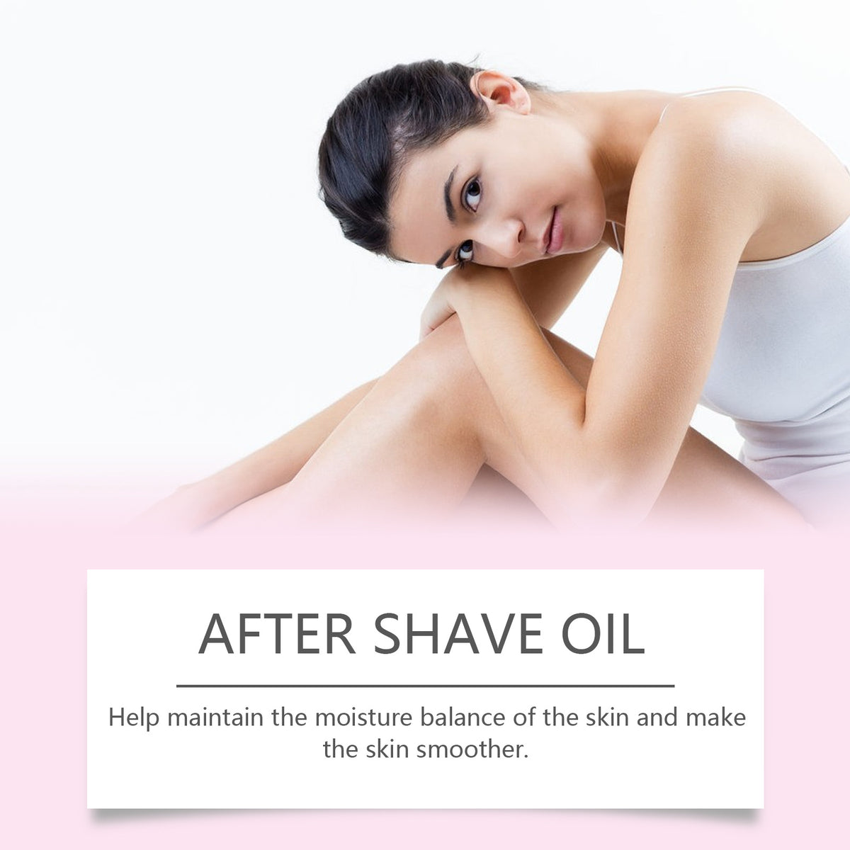 Strawberry-flavored hair removal and shaving care essential oil