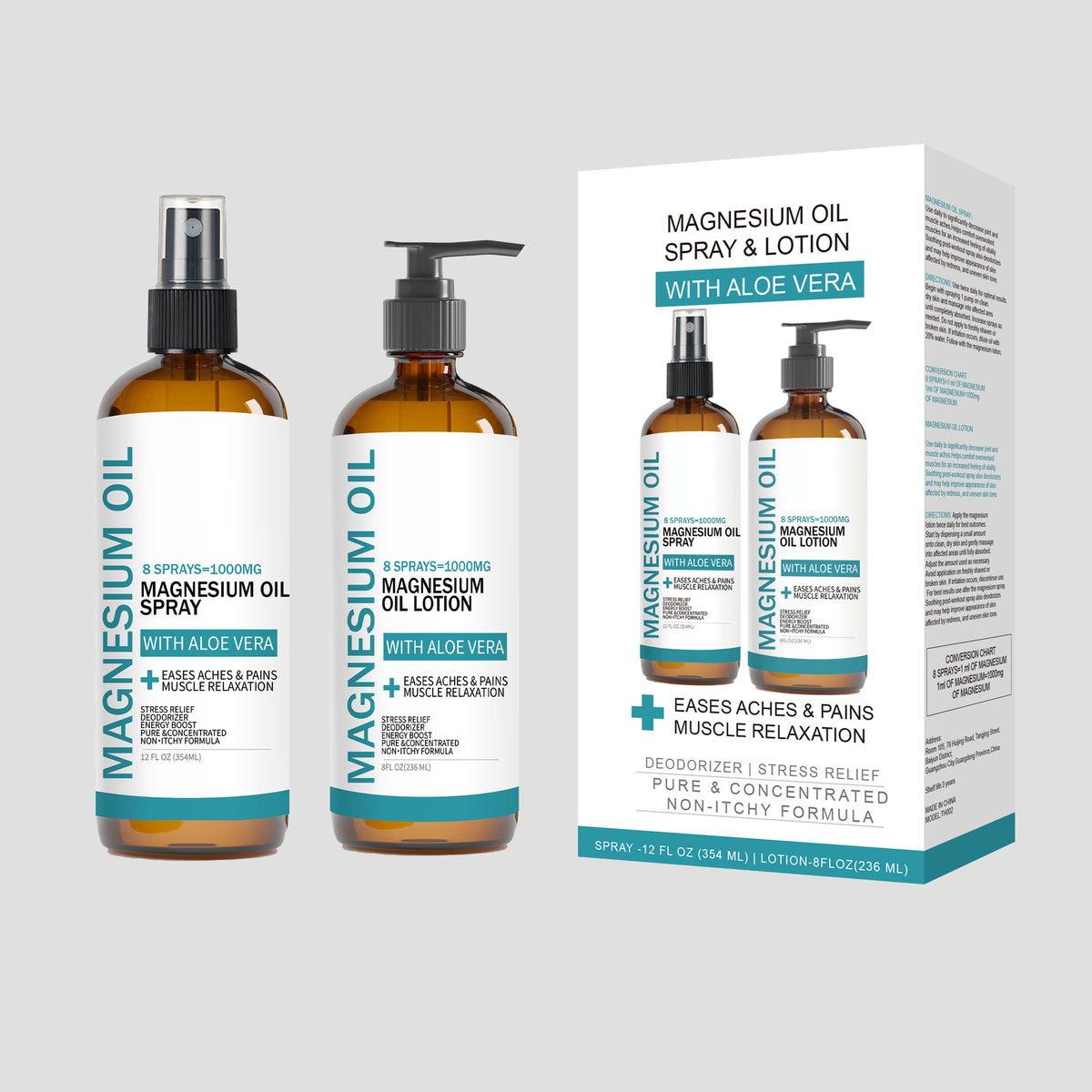 Magnesium Oil Spray for Fitness and Skin Care