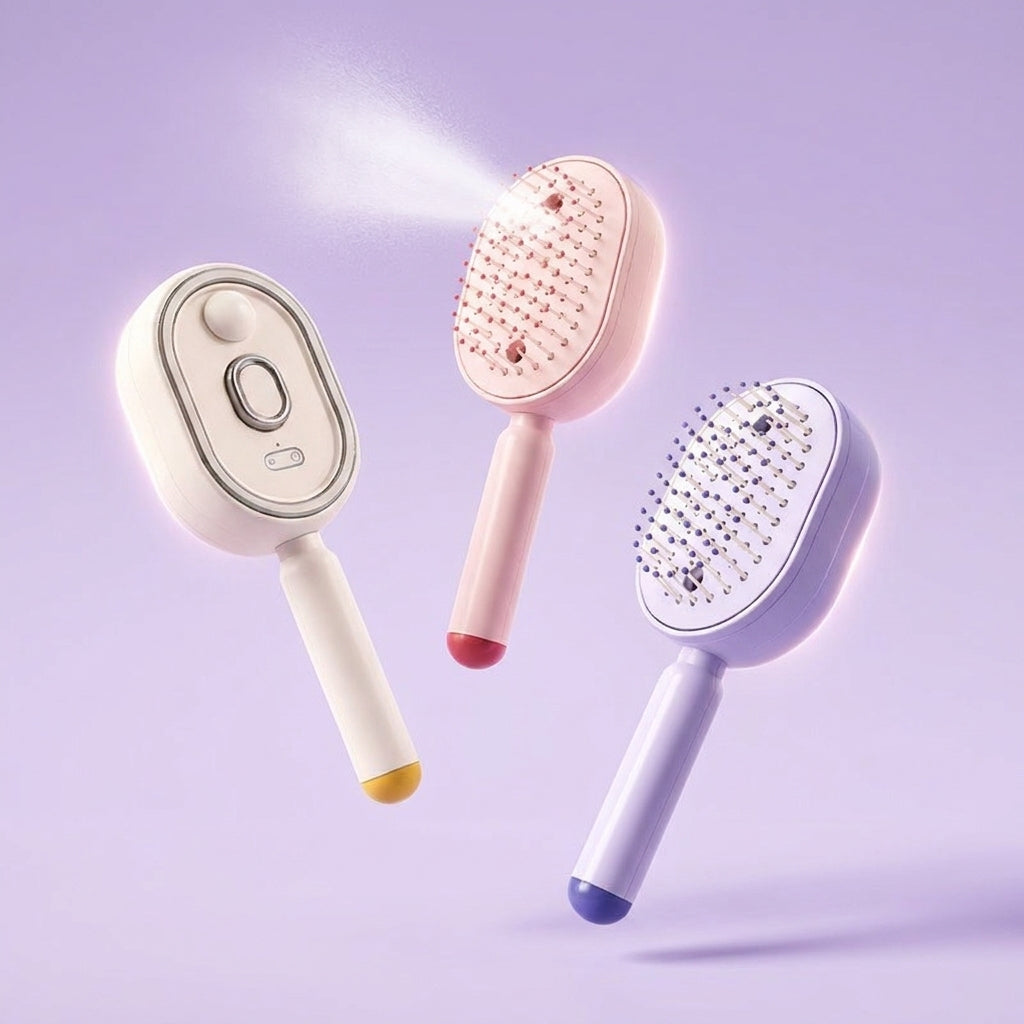 Electric Mist Spray Hair Care Massage Comb